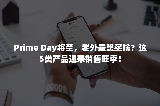 Prime Day将至，老外最想买啥？这5类产品迎来销售旺季！