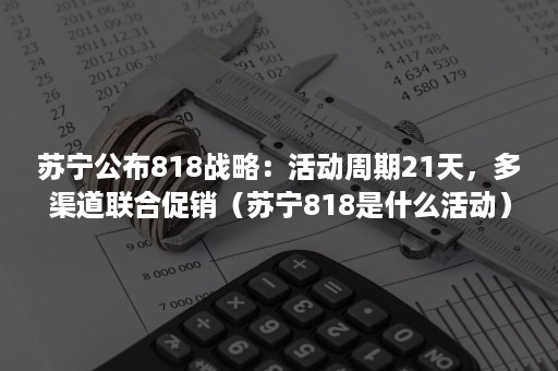 苏宁公布818战略：活动周期21天，多渠道联合促销（苏宁818是什么活动）