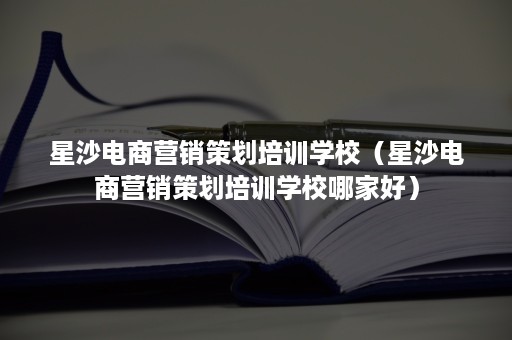 星沙电商营销策划培训学校（星沙电商营销策划培训学校哪家好）