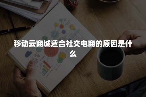 移动云商城适合社交电商的原因是什么