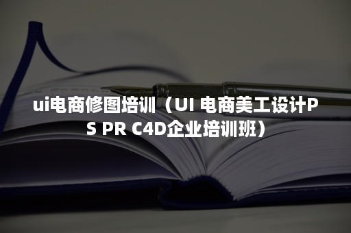 ui电商修图培训（UI 电商美工设计PS PR C4D企业培训班）