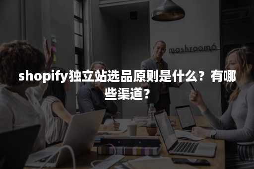 shopify独立站选品原则是什么？有哪些渠道？