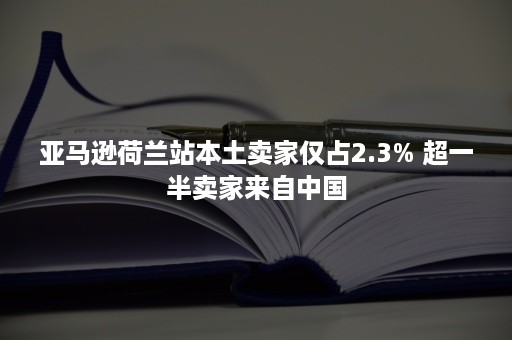 亚马逊荷兰站本土卖家仅占2.3% 超一半卖家来自中国