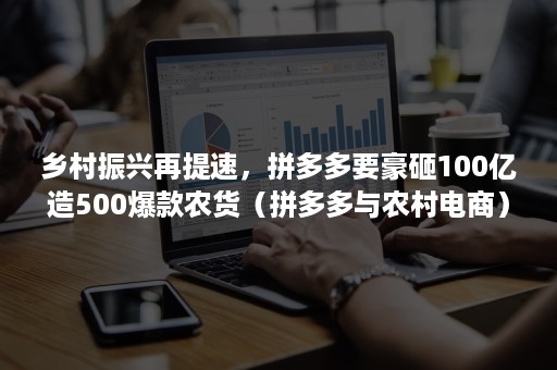 乡村振兴再提速，拼多多要豪砸100亿造500爆款农货（拼多多与农村电商）