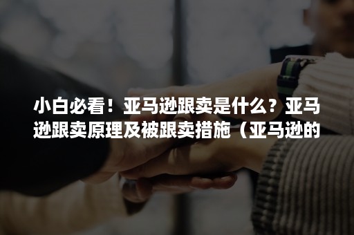 小白必看！亚马逊跟卖是什么？亚马逊跟卖原理及被跟卖措施（亚马逊的跟卖规则）