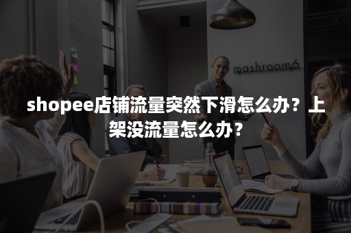 shopee店铺流量突然下滑怎么办？上架没流量怎么办？