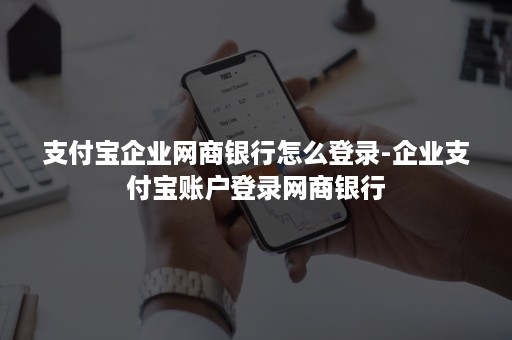 支付宝企业网商银行怎么登录-企业支付宝账户登录网商银行