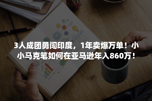 3人成团勇闯印度，1年卖爆万单！小小马克笔如何在亚马逊年入860万！