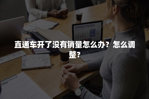 直通车开了没有销量怎么办？怎么调整？