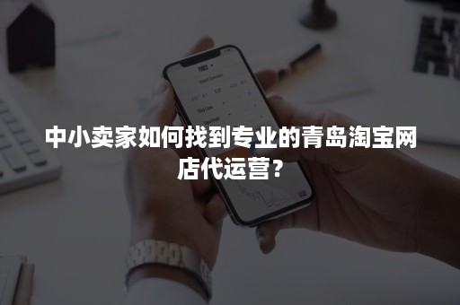 中小卖家如何找到专业的青岛淘宝网店代运营？