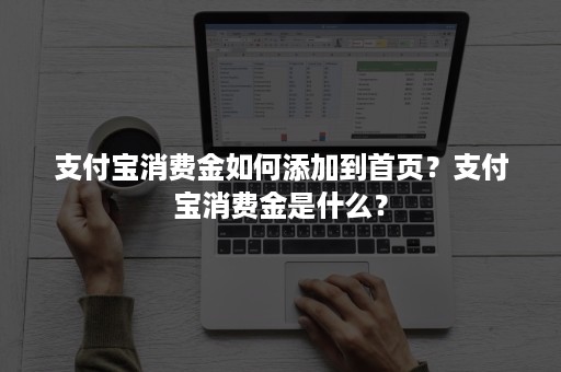 支付宝消费金如何添加到首页？支付宝消费金是什么？