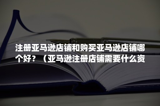 注册亚马逊店铺和购买亚马逊店铺哪个好？（亚马逊注册店铺需要什么资料）