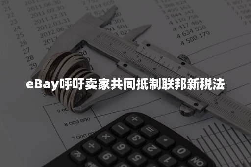 eBay呼吁卖家共同抵制联邦新税法