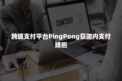 跨境支付平台PingPong获国内支付牌照