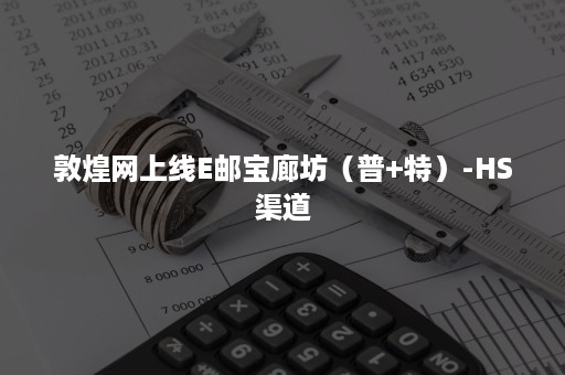 敦煌网上线E邮宝廊坊（普+特）-HS渠道