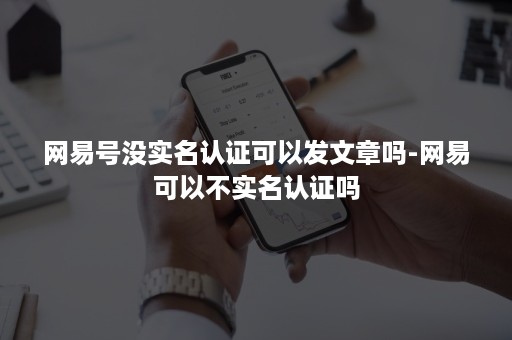 网易号没实名认证可以发文章吗-网易可以不实名认证吗