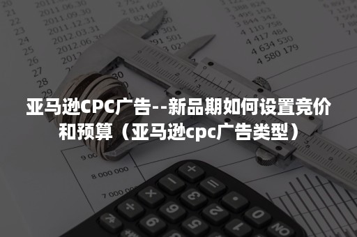 亚马逊CPC广告--新品期如何设置竞价和预算（亚马逊cpc广告类型）