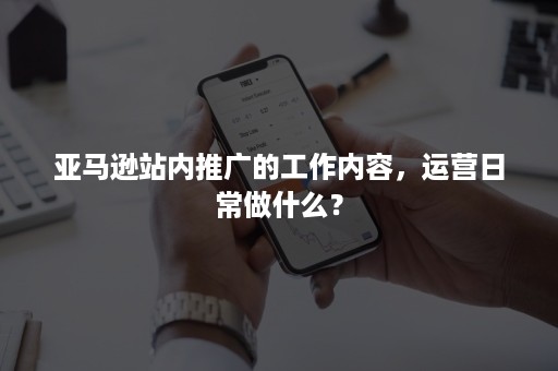 亚马逊站内推广的工作内容，运营日常做什么？