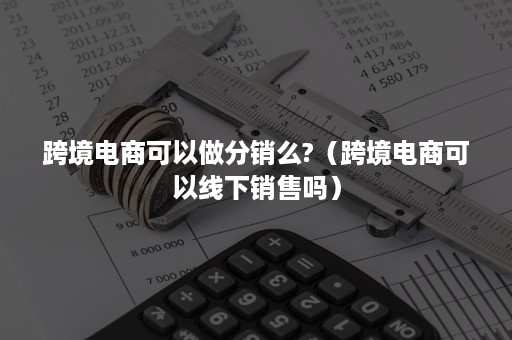 跨境电商可以做分销么?（跨境电商可以线下销售吗）