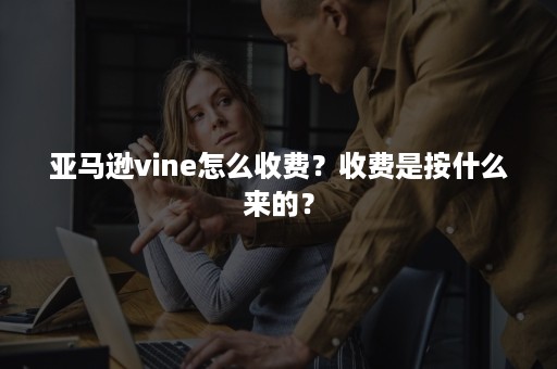 亚马逊vine怎么收费？收费是按什么来的？